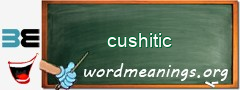 WordMeaning blackboard for cushitic